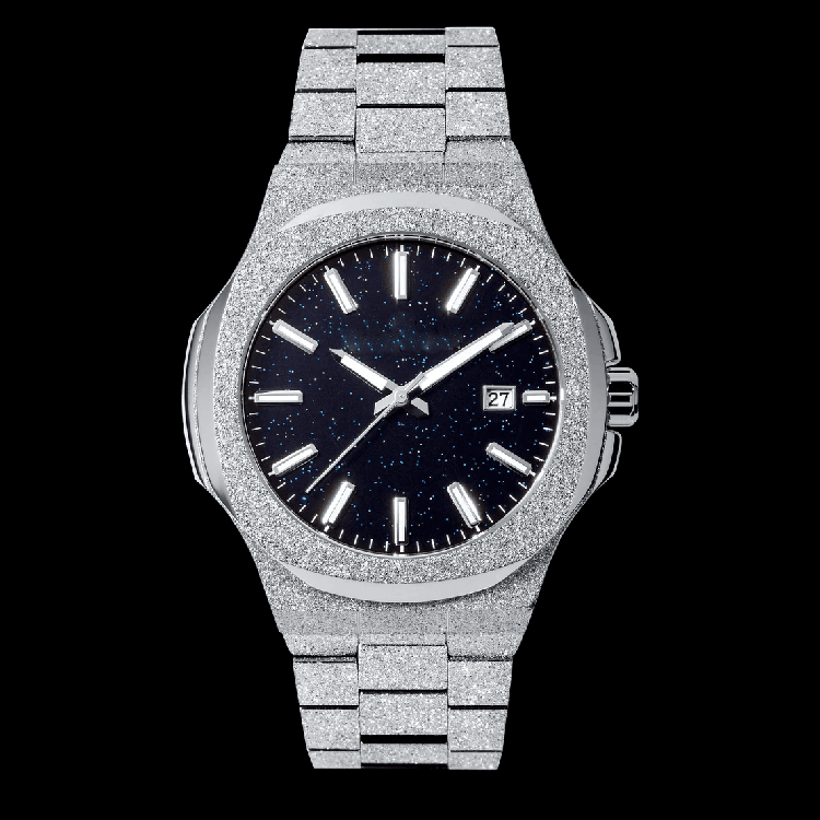 Men frosted watch